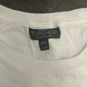 Maternity Topshop white tshirt US4, great condition